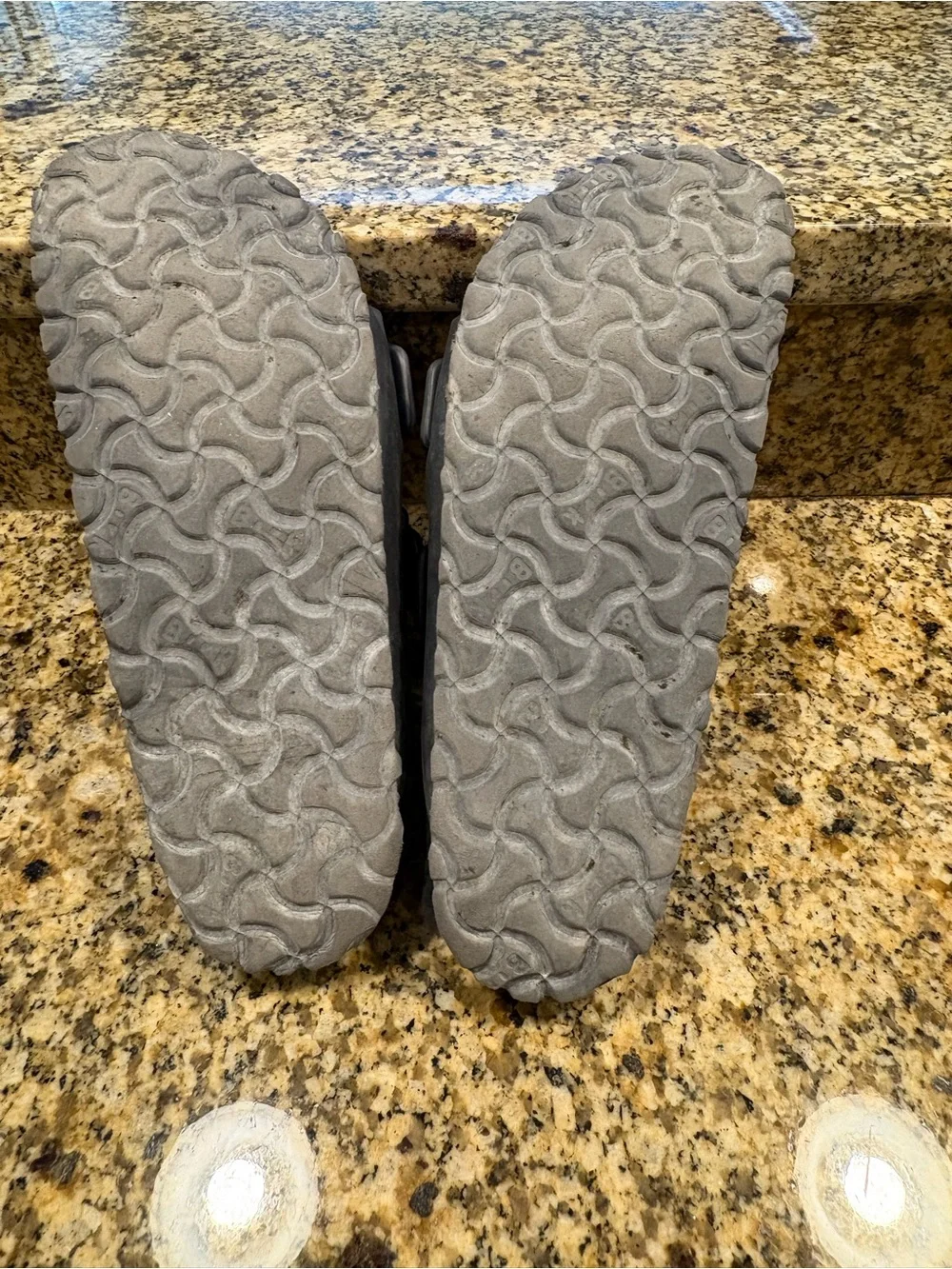 Birkenstock Arizona EVA Sandals GreyTwo Straps Size 38 Slip-On US 7-7.5